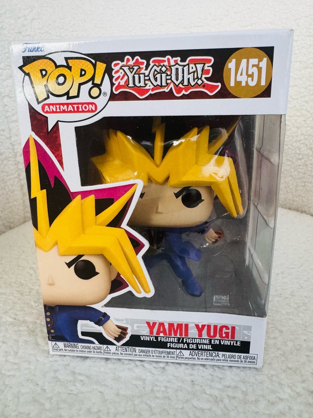 Funko Pop! Yami Yugi Vinyl Figure - Yellow Hair, Blue Outfit